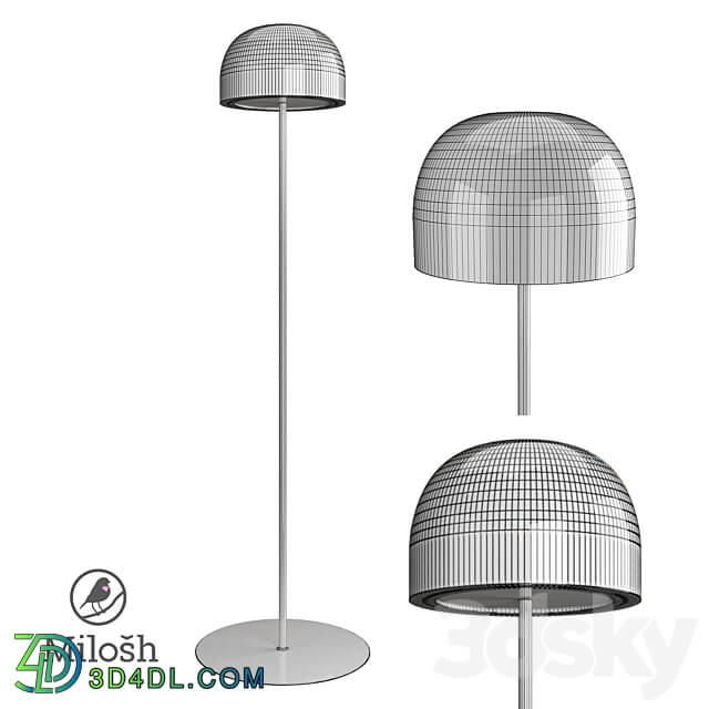 FLOOR LAMP MILOSH TENDENCE 0756FL 1PG 3D Models