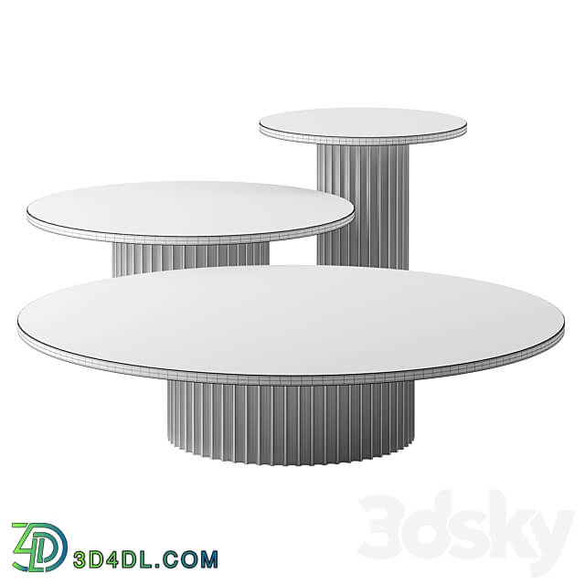 Allure coffee tables by Baxter 3D Models