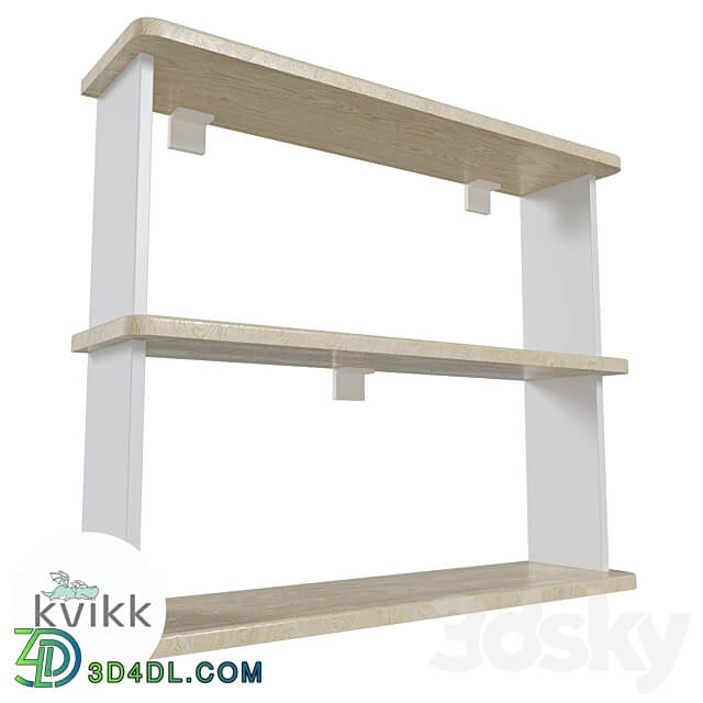 Shelf open children s series ENKEL 3D Models