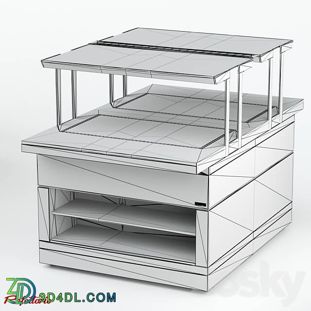 Double chilled counter RBN22RST ШС 3D Models