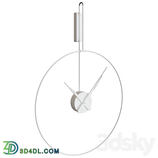 Wall Clock MICRO DARO Clock Watches Clocks 3D Models