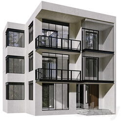 Residential Building No48 3D Models 
