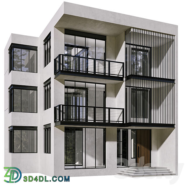 Residential Building No48 3D Models