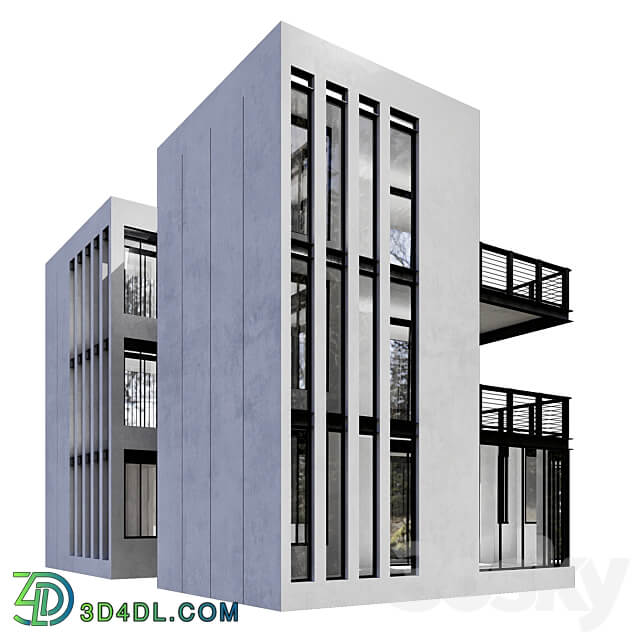 Residential Building No48 3D Models