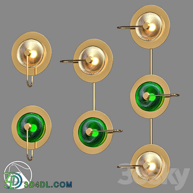 LampsShop.com B4345 Sconce Pini 3D Models