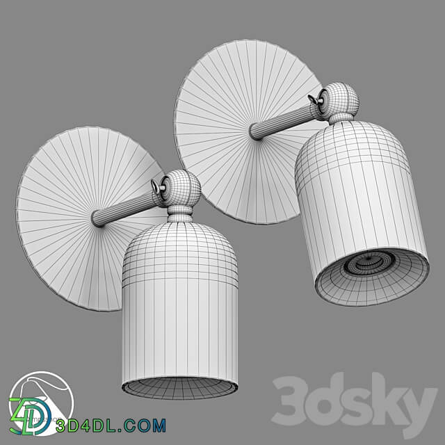 LampsShop.com B4341 Sconce Cletis 3D Models