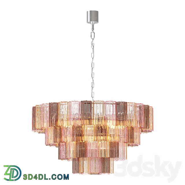 Hanging chandelier Patrizia Volpato Glace 4170 S80 Pendant light 3D Models