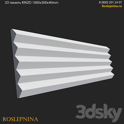 KINZO 3D panel from RosLepnina 3D Models 