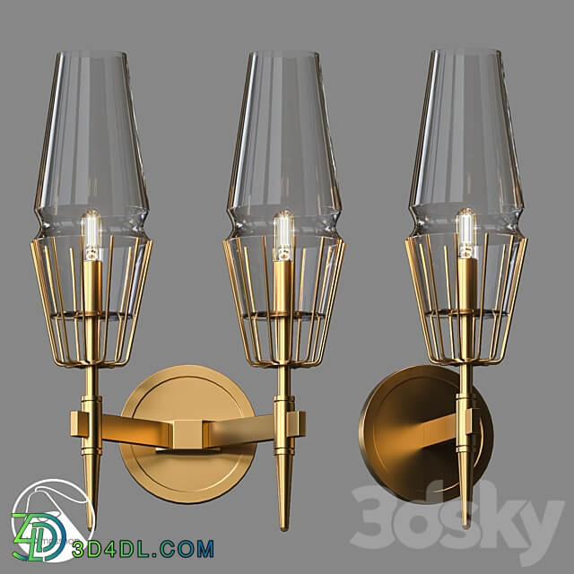 LampsShop.com B4348 Sconce Tosent 3D Models