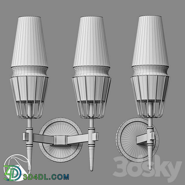 LampsShop.com B4348 Sconce Tosent 3D Models