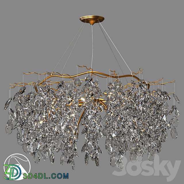 LampsShop.com L1254 Chandelier Creative Crystal Pendant light 3D Models