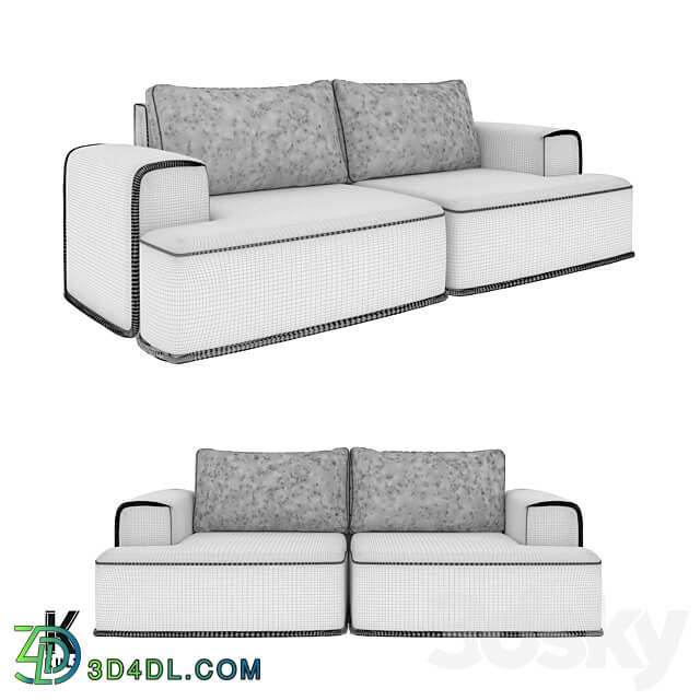 OM KULT HOME sofa RUFFO 07.36 3D Models