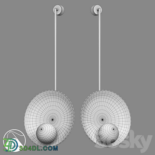 LampsShop.com B4353 Sconce Sophistic 3D Models