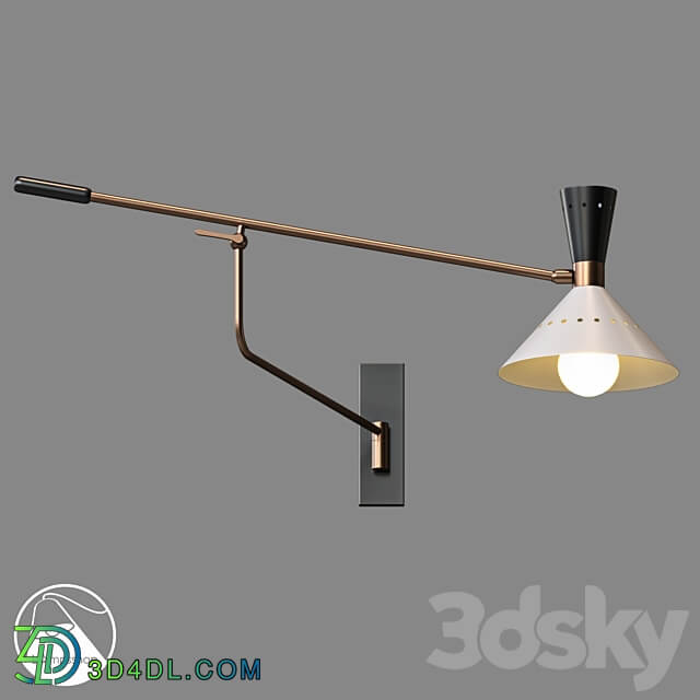 LampsShop.com B4353 Sconce Sophistic 3D Models