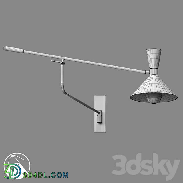 LampsShop.com B4353 Sconce Sophistic 3D Models