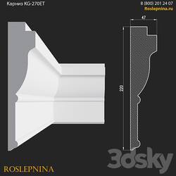 Cornice KG 270ET from RosLepnina 3D Models 