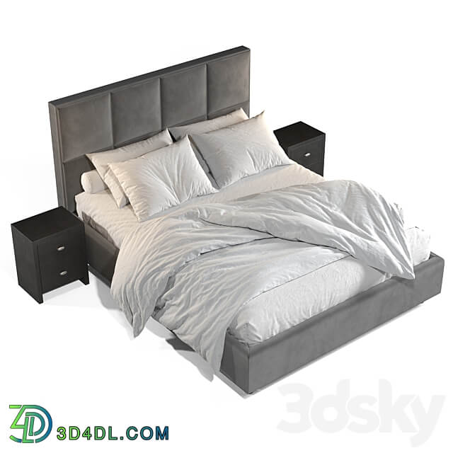Bed Askona Linea Bed 3D Models