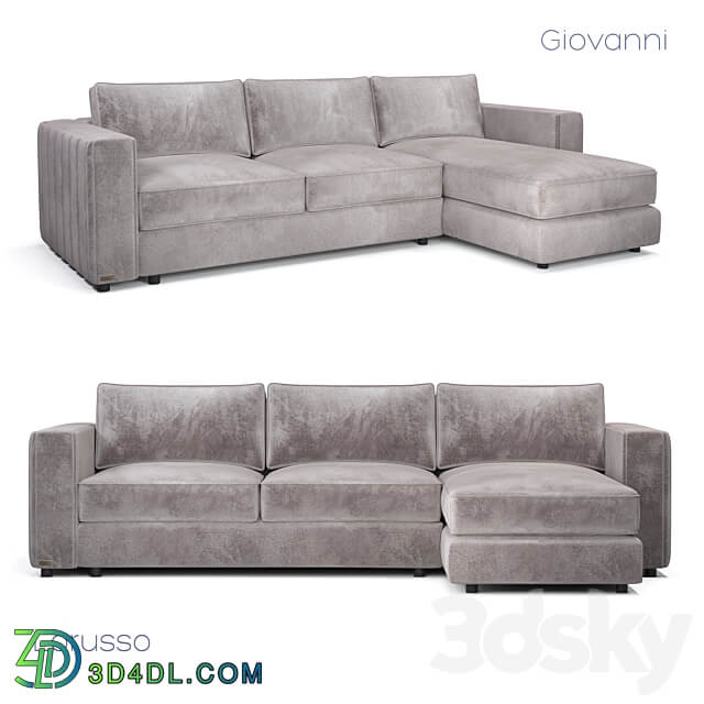 Sofa Giovanni LORUSSO OM 3D Models