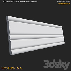 3D panel VINDER from RosLepnina 3D Models 