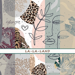 Designer wallpapers LA LA LAND pack 1 3D Models 