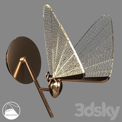LampsShop.com B4339 Sconce Butterfly 3D Models 