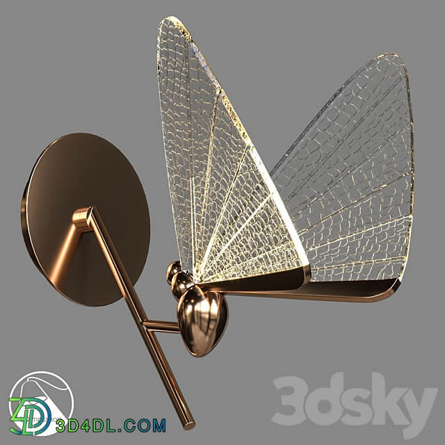 LampsShop.com B4339 Sconce Butterfly 3D Models
