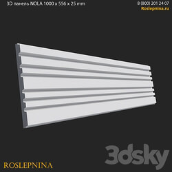 3D panel NOLA from RosLepnina 3D Models 