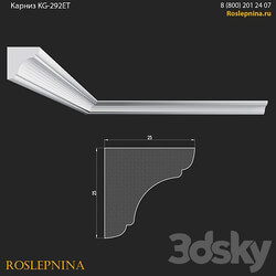 Cornice KG 292ET from RosLepnina 3D Models 