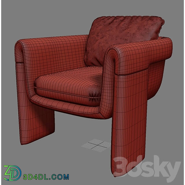 WHOOPER armchair by MdeHouse OM 3D Models