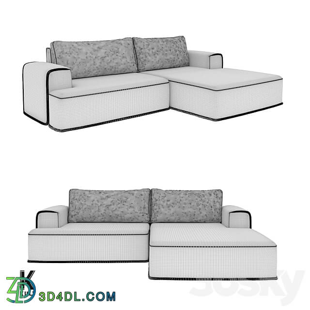 OM KULT HOME sofa RUFFO 07.41 3D Models