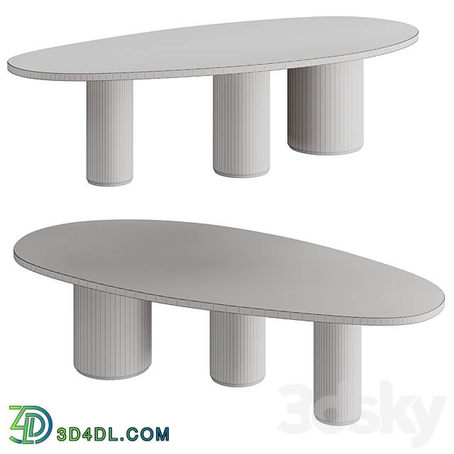 OM Coffee table RON JOMEHOME Table Chair 3D Models