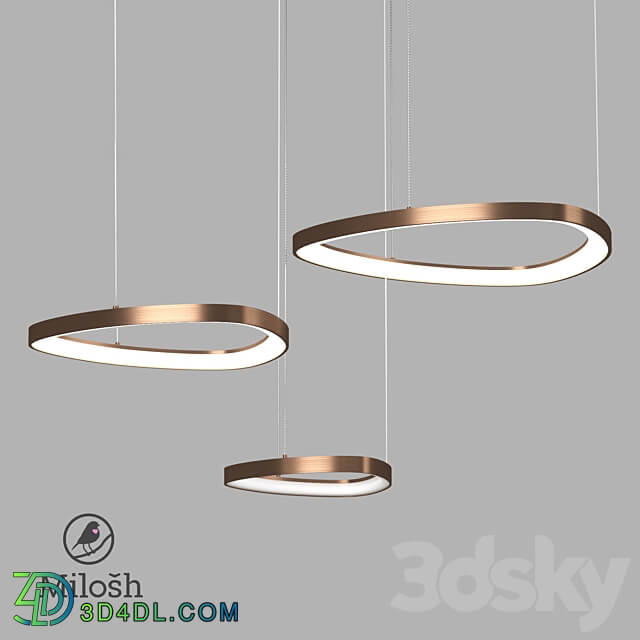 om CHANDELIER MILOSH TENDENCE 0686CL 38BR Pendant light 3D Models