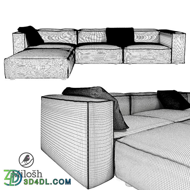 om SOFA MILOSH TENDENCE 701109 3D Models