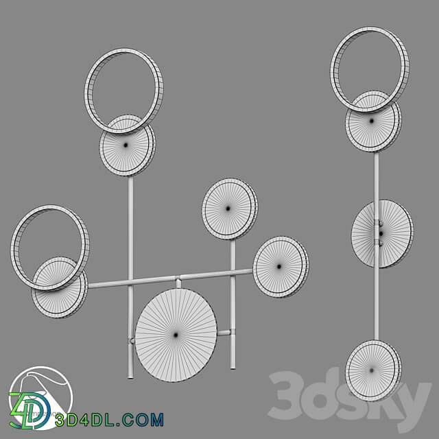 LampsShop.com B4356 Sconce Ease 3D Models