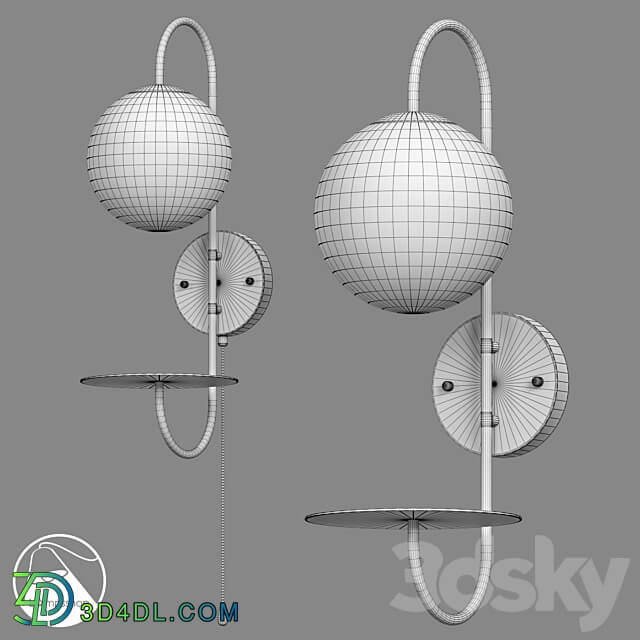 LampsShop.com B4359 Sconce Deero 3D Models