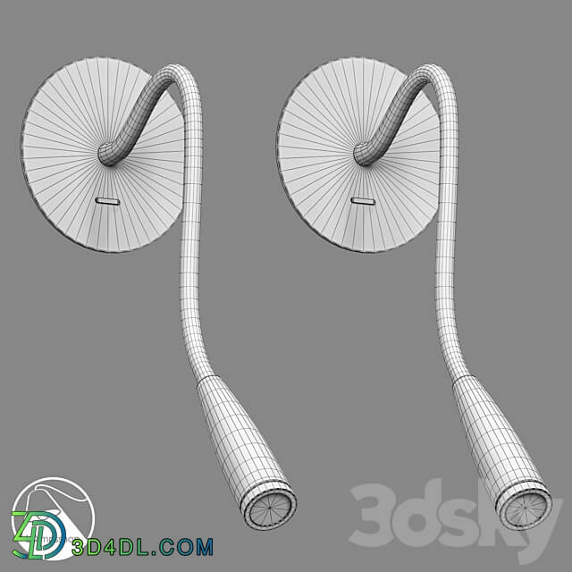 LampsShop.com B4350 Sconce Supple 3D Models