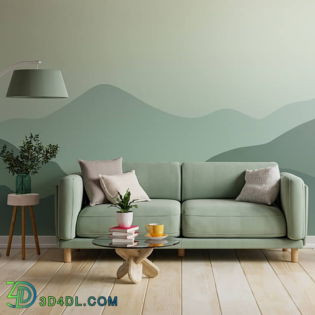 Wallpapers Mountains Designer wallpapers Panels Photomurals Fresco 3D Models