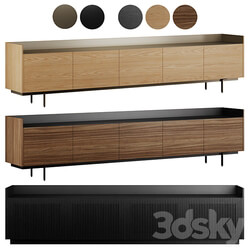 Punt Mobles STOCKHOLM SLIM and TECHNIC 4 Sideboard Chest of drawer 3D Models 