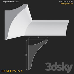 Cornice KG 623ET from RosLepnina 3D Models 