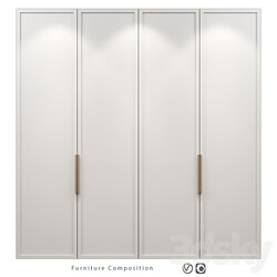 Furniture composition 220 Wardrobe Display cabinets 3D Models 