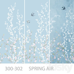 Wallpapers Spring Air Designer wallpapers Panels Photowall paper Mural 3D Models 