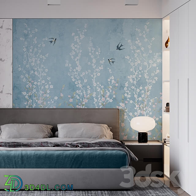 Wallpapers Spring Air Designer wallpapers Panels Photowall paper Mural 3D Models