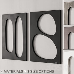 177 other decoration 01 decorative wall art 01 Other decorative objects 3D Models 