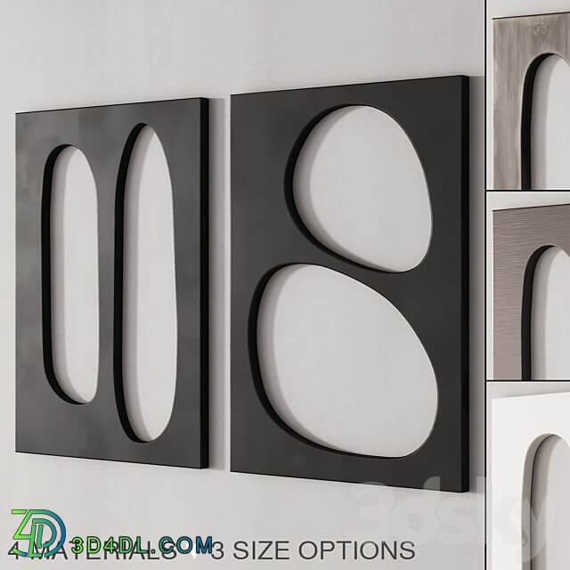 177 other decoration 01 decorative wall art 01 Other decorative objects 3D Models