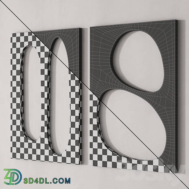 177 other decoration 01 decorative wall art 01 Other decorative objects 3D Models