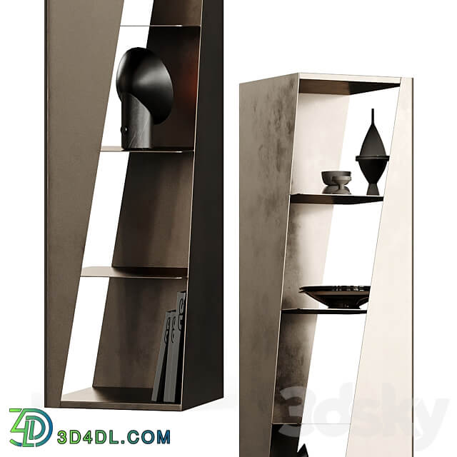 Cattelan Italia Rocket Bookcase Rack 3D Models