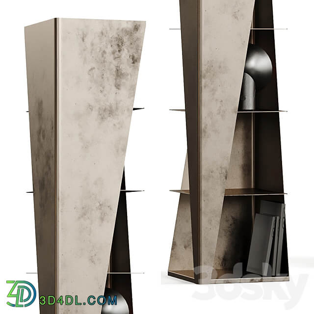 Cattelan Italia Rocket Bookcase Rack 3D Models