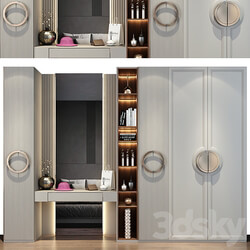 Furniture composition 549 Wardrobe Display cabinets 3D Models 