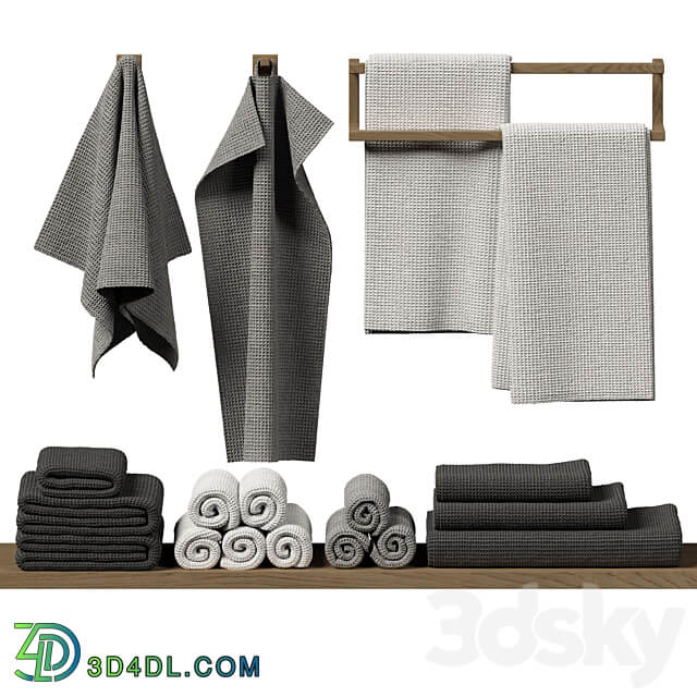 towels 57 3D Models