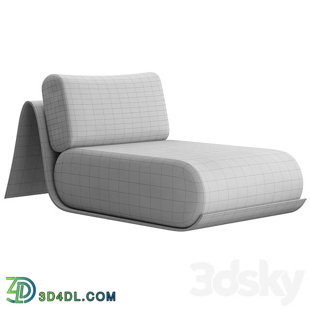 Low easy chair 3D Models